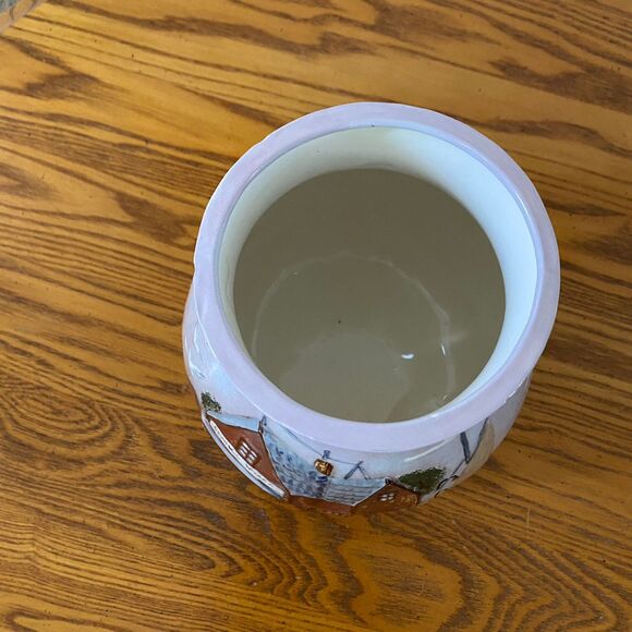 Vintage vase 8"‎ Hand painted lighthouse decoration - Picture 6 of 8